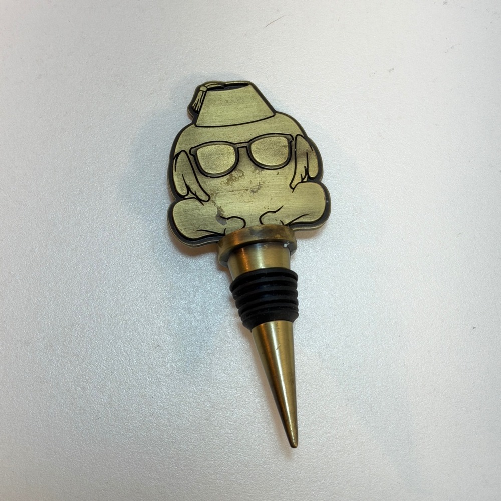Friends The Television Series TV Turkey Hat‎ Glasses Wine Bottle Stopper